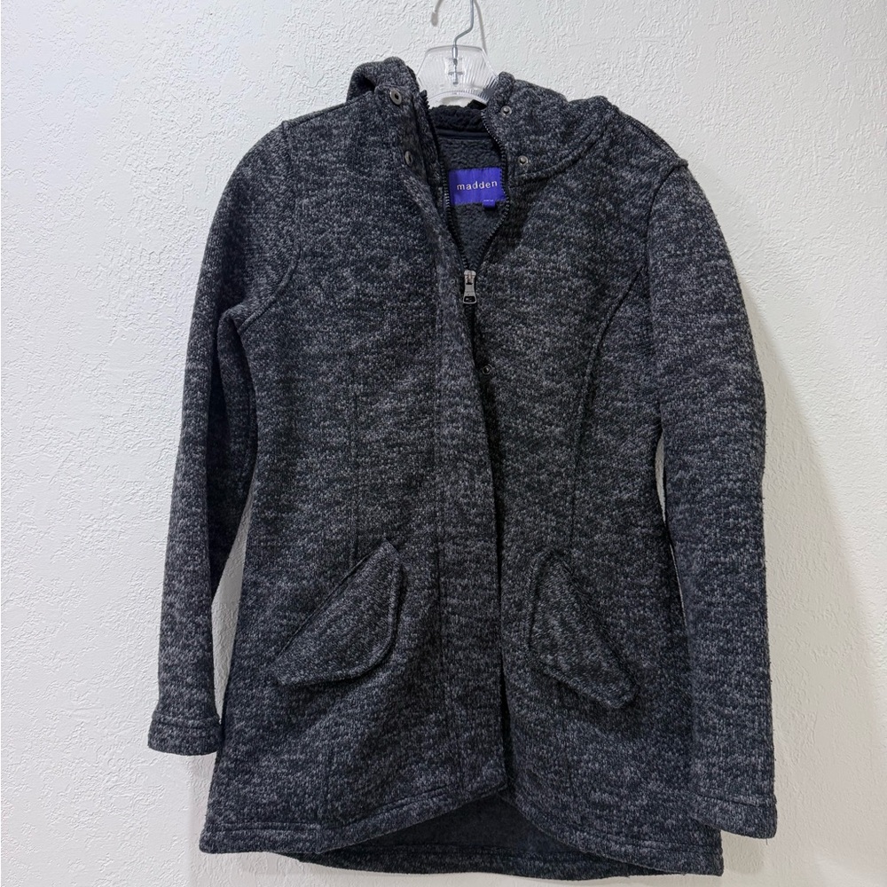 Madden Girl Charcoal Utility Jacket